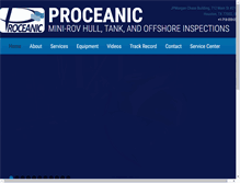 Tablet Screenshot of proceanic-rov.com